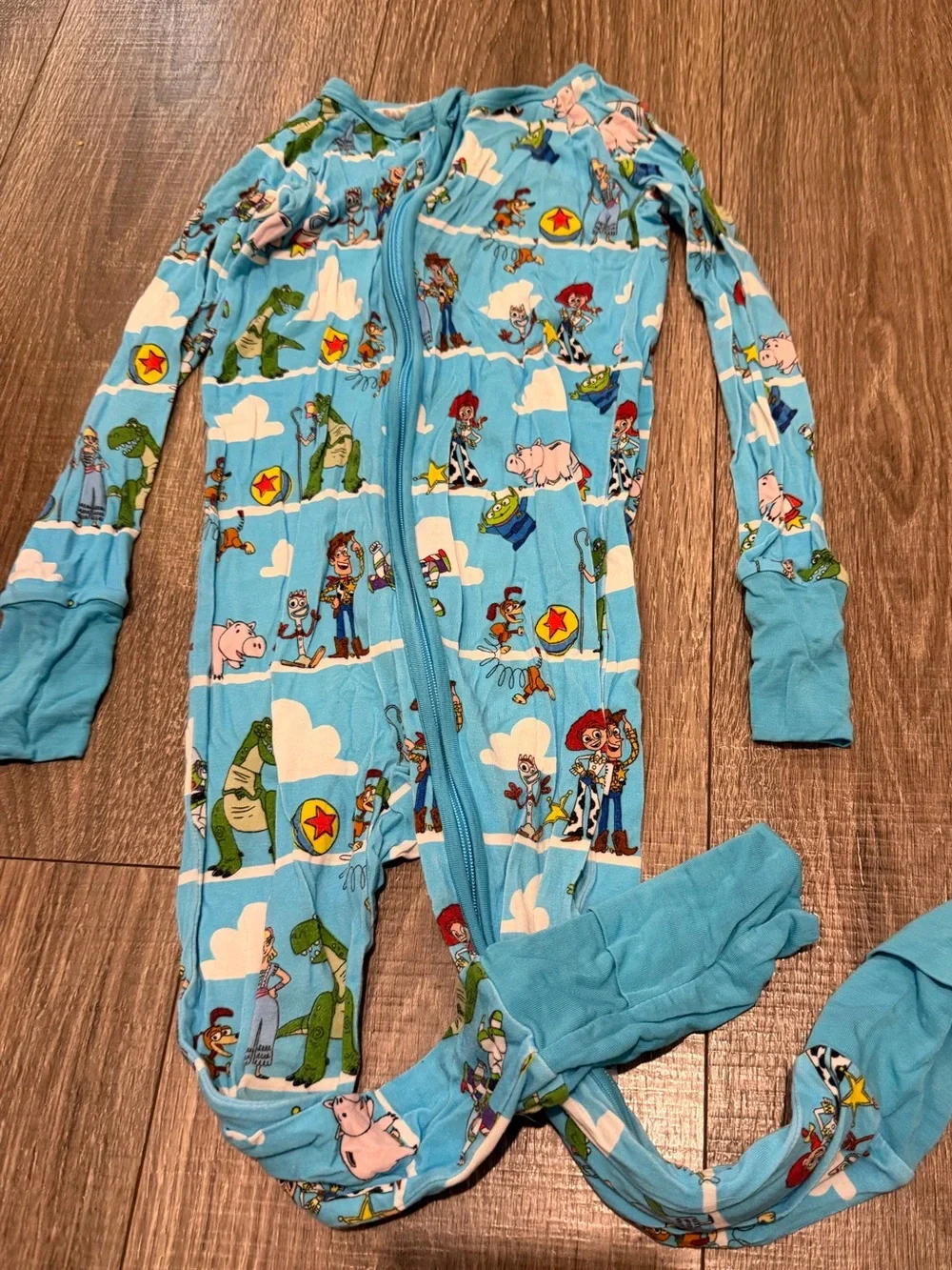 Little Sleepies Blue Toy Story Zippies 2T